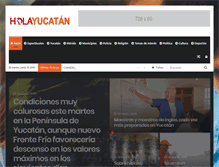 Tablet Screenshot of holayucatan.com